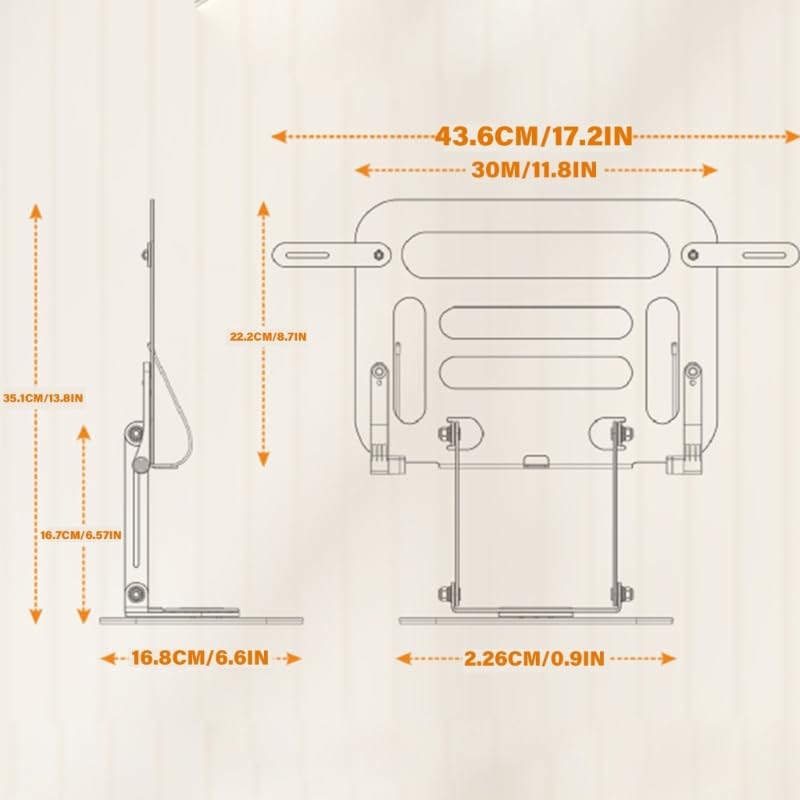 Soporte plegable portátil para tablet con base giratoria para leer