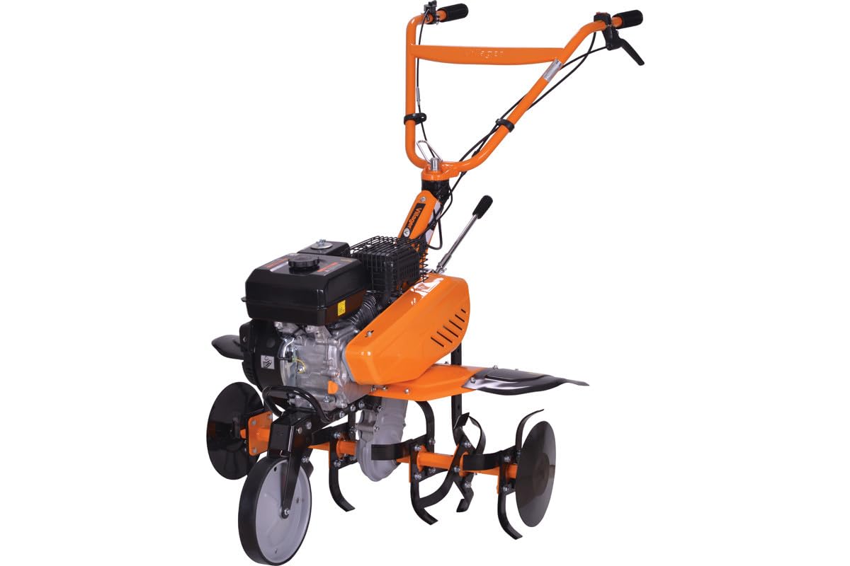 Motobineuse Thermique 2,2cv Petite Largeur 4 Fraises protèges Plantes VILLAGER VTB 4310V