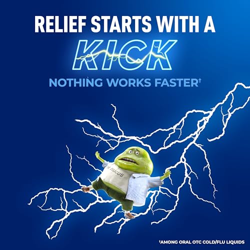 Mucinex Fast-Max Kickstart Severe Cold & Flu All in One Liquid, 6 FL OZ - image 6