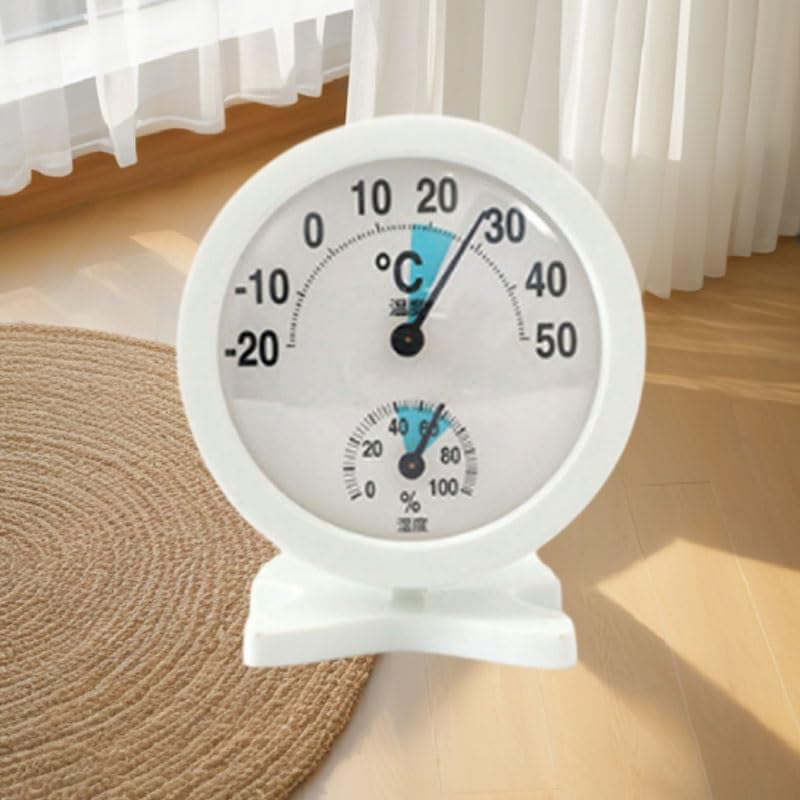 Dial Type Temperature Humidity Meter Indoor Stand Mounted Wall Function Model