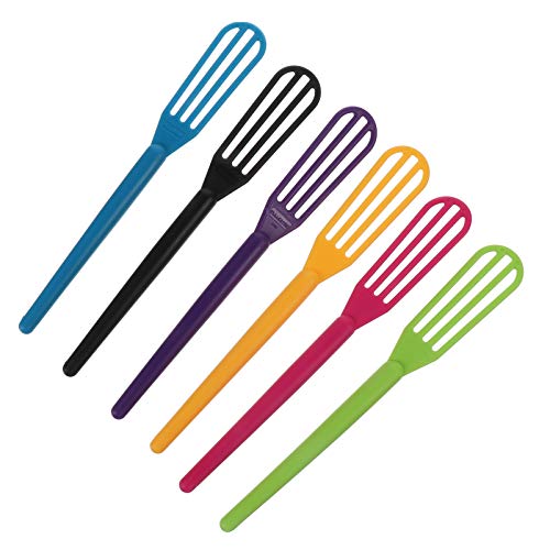 Minkissy 52950TD11B 6Pcs Hair Coloring Mixer Hair Tint Color Cream Colorful Spoon Whisk Applicator Hair Bleaching Highlight Tool cover