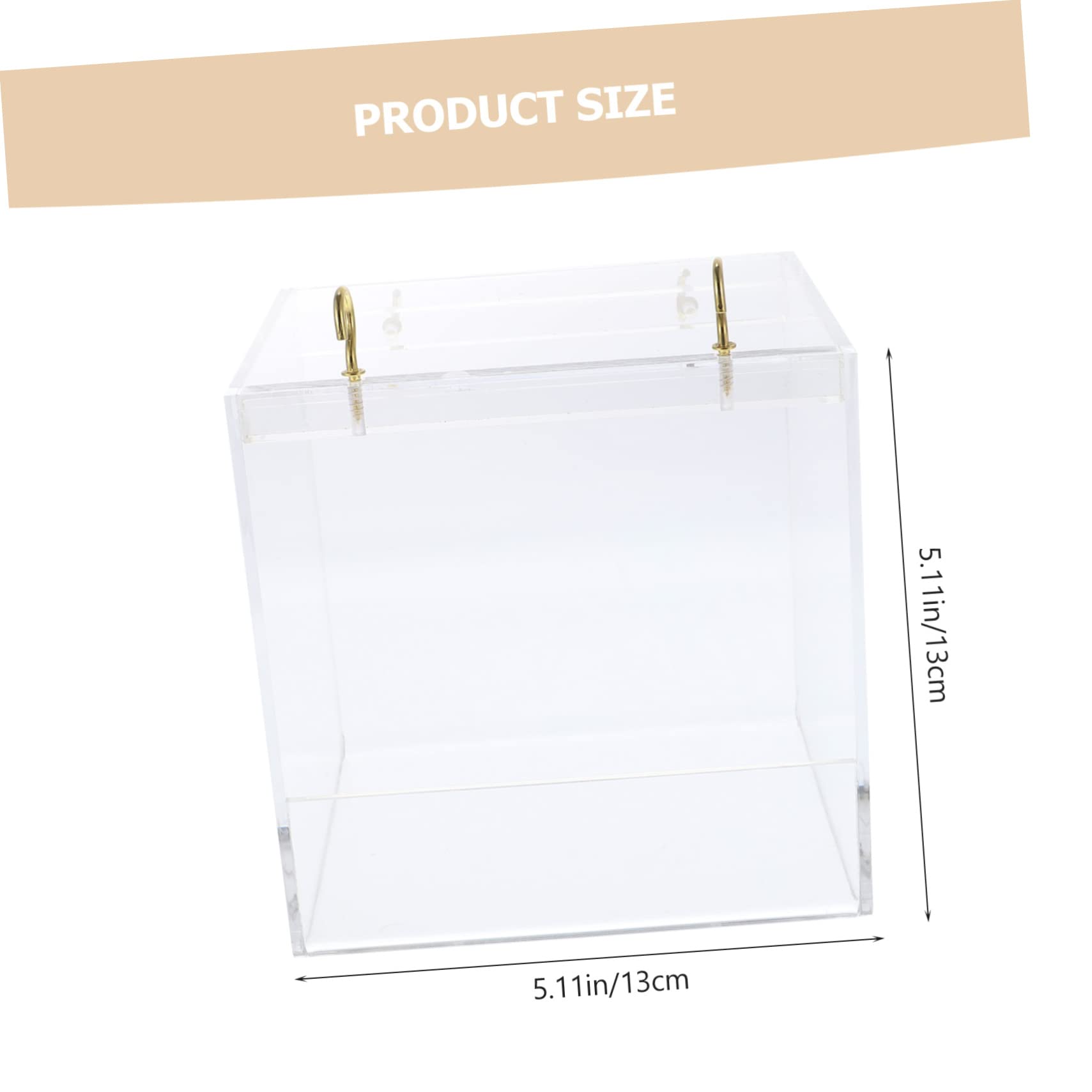 LIOOBO Parrot Bath Tub Pet Bathtub Hanging for Bird Bath Clear Container Birds Bathing Container Budgie Bird Cage Bath Parrot Bathtub Parakeet Bathtub Small Acrylic Transparent