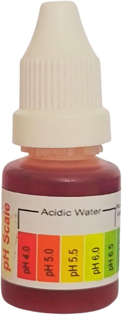 Alklaine pH Test Liquid Drops for Water pH Testing with pH Colour Chart water purifier accessory 1 pieces (30ml)