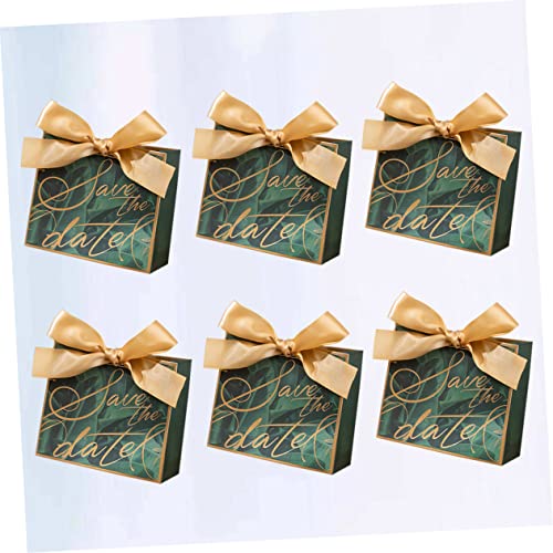 Nusitou Gift Candy Boxes Wedding Favor Boxes Gift Chocolate Box 10Pcs Boxes Anniversary Favor Gift Box Wedding Candy Box Shower Party Favor Gift Container Paper Candy Box Candy Bag #TOP2