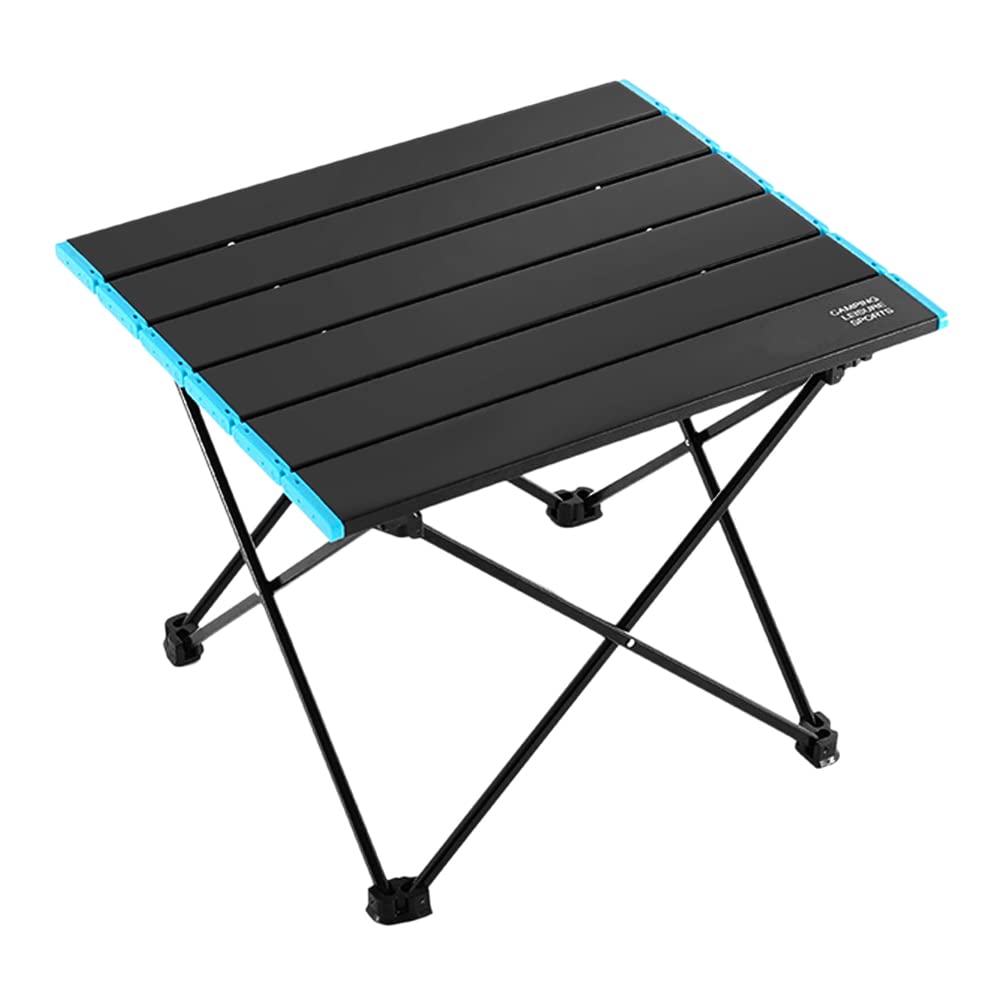 Table de camping en aluminium stable Matybobe pour cuisiner à l'extérieur