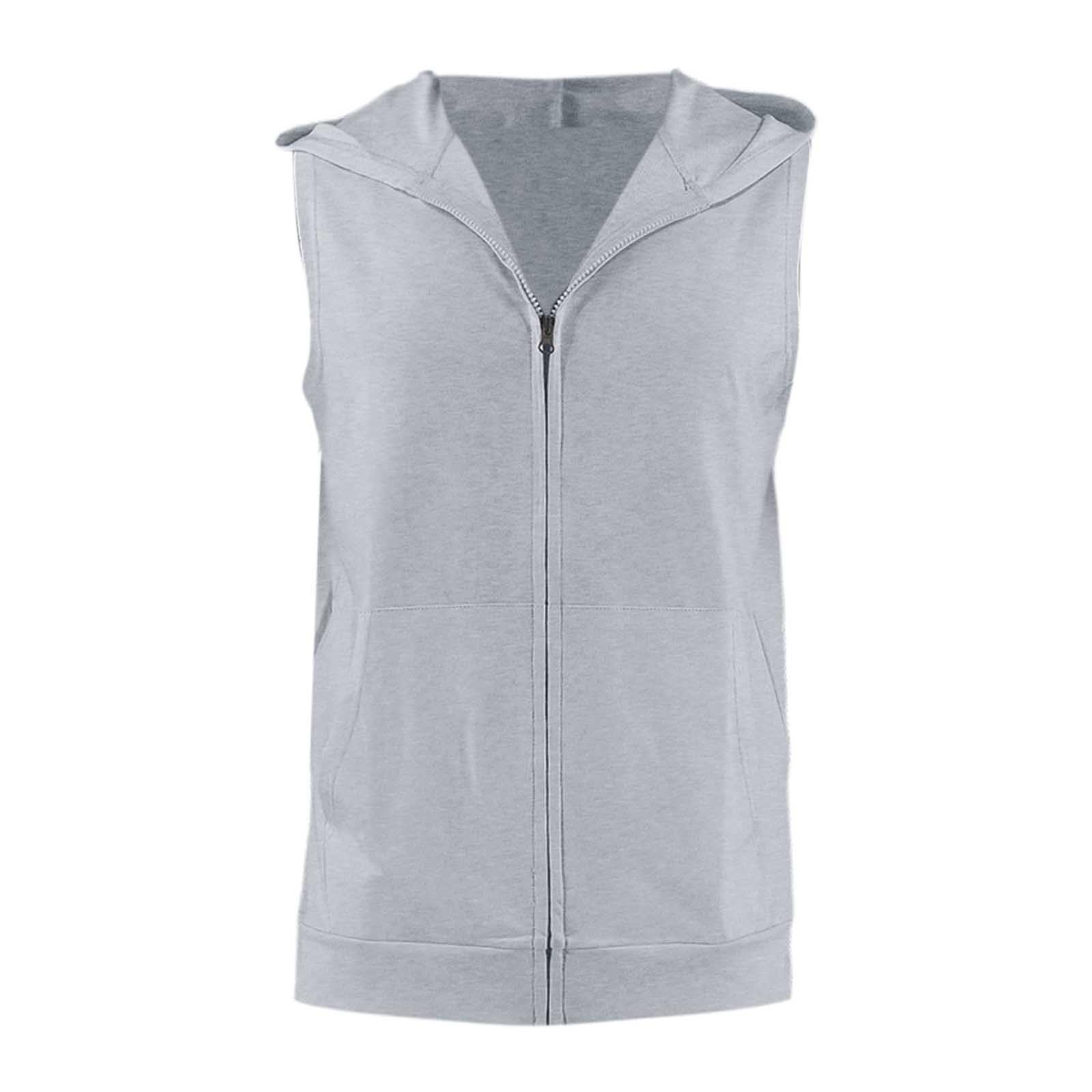 WWricotta Gilet sportivo con cappuccio e senza maniche, nuovo modello estivo da donna