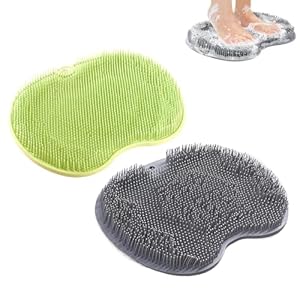 Lzydkh 2 Stück Fußbürste Fußwaschmatte