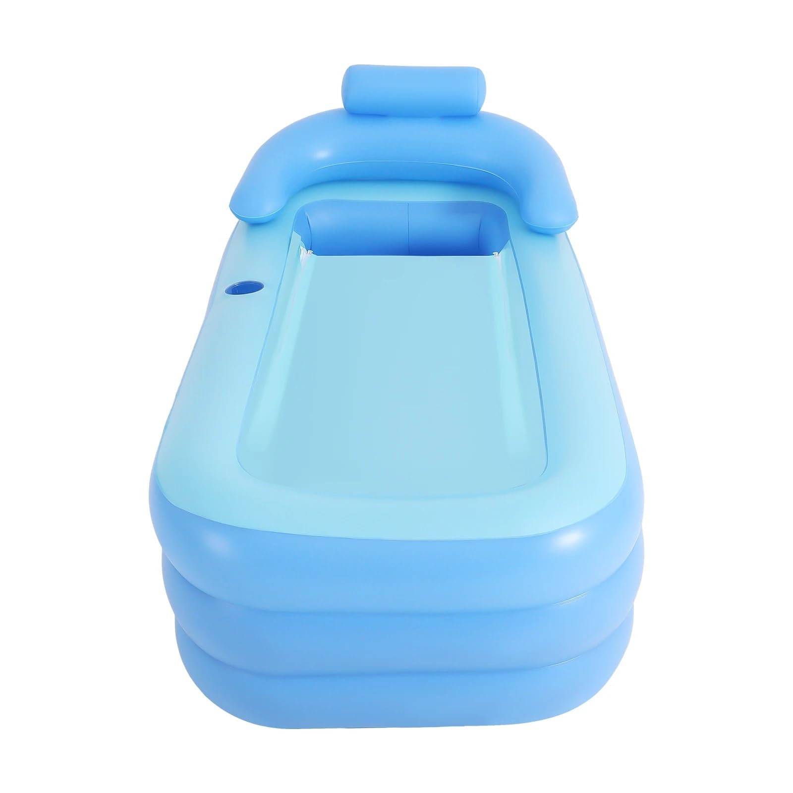 Vasca Da Bagno Gonfiabile Vasca da bagno gonfiabile portatile blu, vasca pieghevole calda viaggio