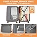 Kono Lightweight 24 Inch Expandable Luggage with Quiet Spinner Wheels TSA Lock, Scratch and Drop Resistant PC+ABS Hardside Durable Medium Checked Suitcase, Cream White & Brown