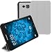 Produktbild PhoneNatic Kunst-Lederhülle kompatibel mit Samsung Galaxy Tab A 7.0 2016 (T280) - Tri-Fold weiß + 2 Schutzfolien