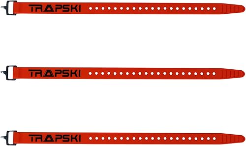 Miniatura 9 de TRAPSKI Correa de hebilla de aluminio de 15 pulgadas  Correa de tensión multiusos para esquís, bicicletas, carga, herramientas, marina y navegación,