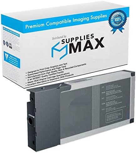 Miniatura 1 de Repuesto remanufacturado para Stylus Pro 7800Pro 9800 Pigment Light Black High Yield Wide Format Inkjet (7.4 fl oz) (T563900-US)