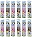 Milk Magic, Milk Flavoring Straws, Variety Pack Including Chocolate and Strawberry, 12 Six-Packs, 6 of Each Flavor