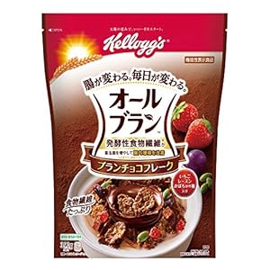 ケロッグ オールブラン ブランチョコフレーク 機能性表示食品 390グラム (x 6)