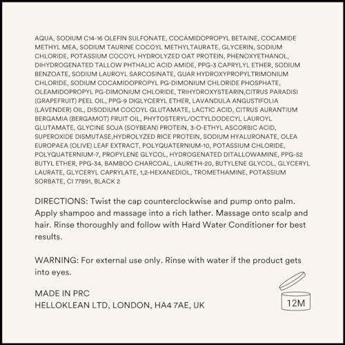 Hello Klean Hard Water Shampoo - Anti-Breakage Formula Repairs Damage Caused by Hard Water - Cleanses Dirt & Oil - Removes Mineral & Chlorine Residue - Intense Hydration Restores Bounce & Volume - Image 7