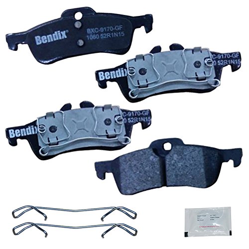 Image of Bendix Priority1 CFC1060 Ceramic Rear Brake Pads for Mini Cooper 2008-2002