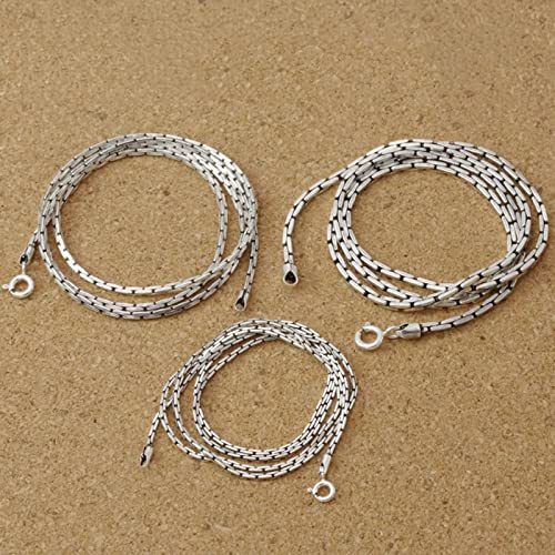 Collier Chaîne en Argent 925 Homme le cadeau idéal punk - 4