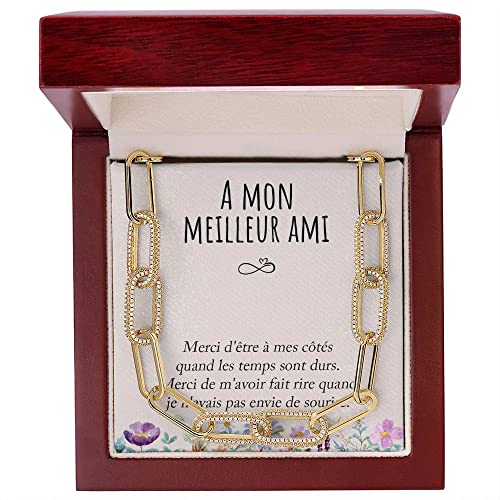 Collier Forever Linked meilleur ami : le cadeau homme original pour célébrer une vraie amitié
