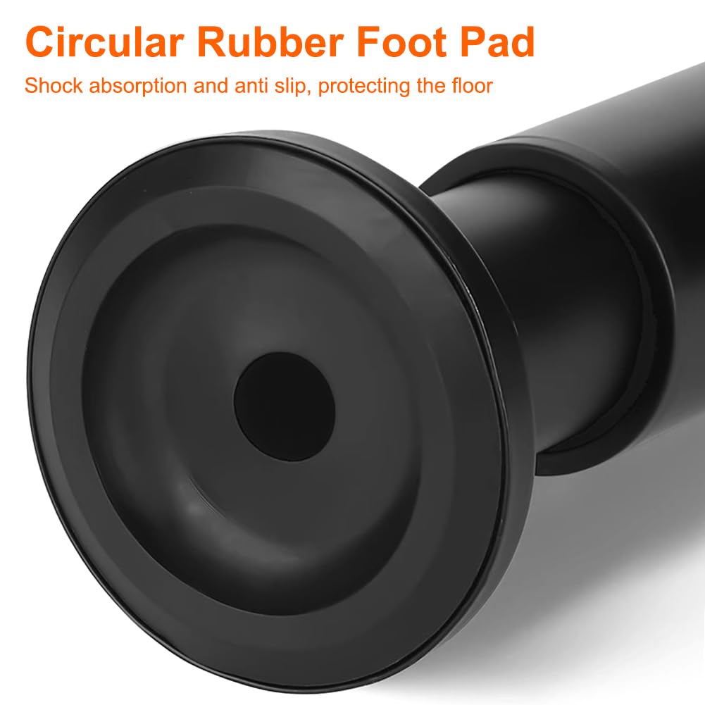 Lot de 4 Pieds de lit réglables en Hauteur de 15 à 25 cm - Pieds de Support Moyens Robustes pour Cadre de lit - Kit de renforcement pour sommier à Lattes