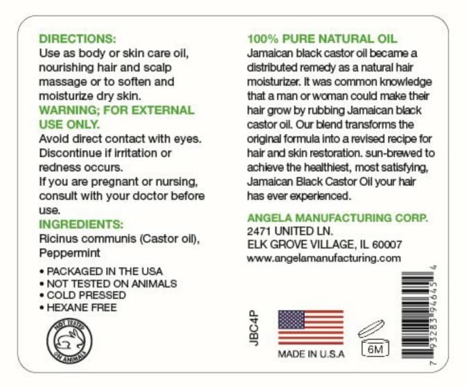 Miniatura 8 de Aceite de ricino negro jamaicano 100% virgen, 4 onzas4.1 fl oz (menta)