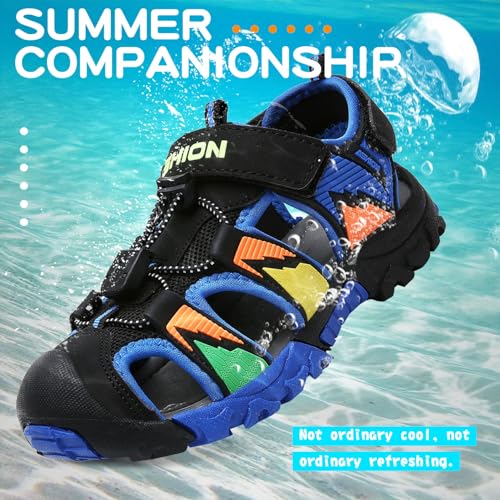 Littleplum Boys Sandals Closed Toe Sport Sandals Summer Shoes for Kids Walking Hiking Athletic Outdoor2