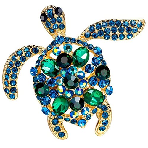 1 Pcs Vert Tortue Broches De Tortue De Mer De Tortue Animal De Compagnie Causale Émail De Broche Broche Cover