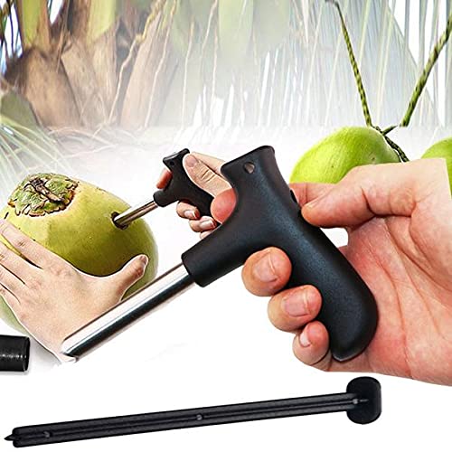 Image of Gambit Stainless Steel Coconut Driller, Opener Tool (Multicolor)
