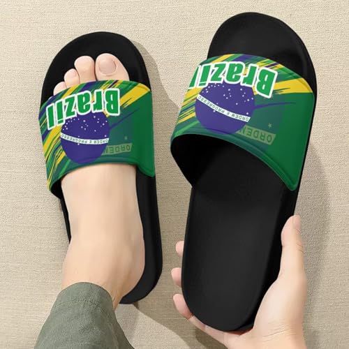Image of Open Toe Slippers for Women Rubber Slides Womens Sandal Slippers