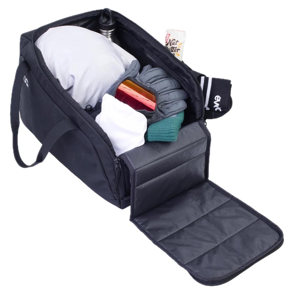 Torba podróżna EVOC GEAR BAG 20 (poręczna torba rowerowa, wytrzymały materiał zewnętrzny, wyściełana komora główna, odporna na zabrudzenia/wodę, w pełni otwierana komora główna), czarna
