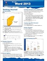 Word 2013 Quick Source Reference Guide 1935518356 Book Cover