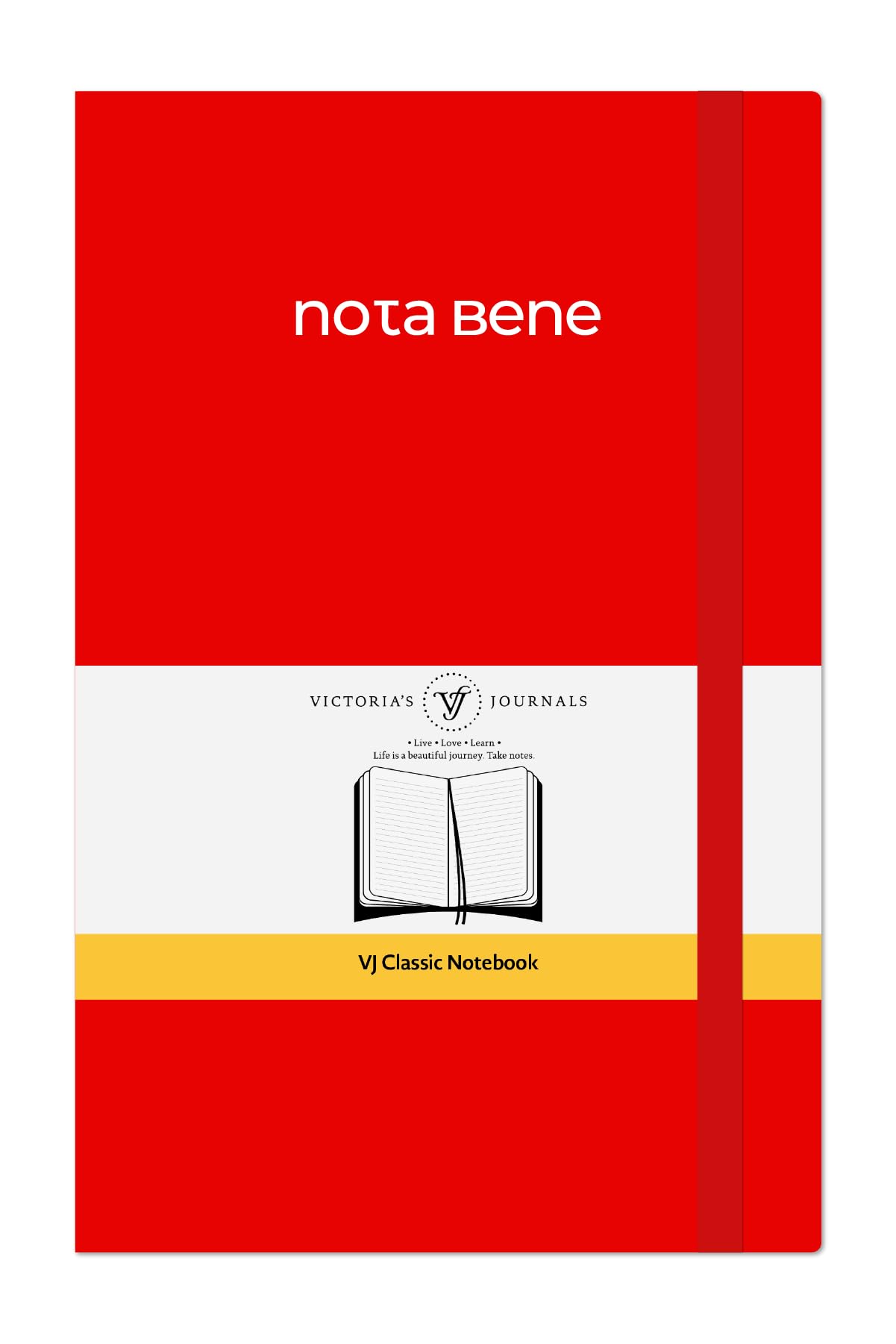 Victoria's Journals Nota Bene Classic Esnek Kapak Defter 13x21 cm (Pembe)