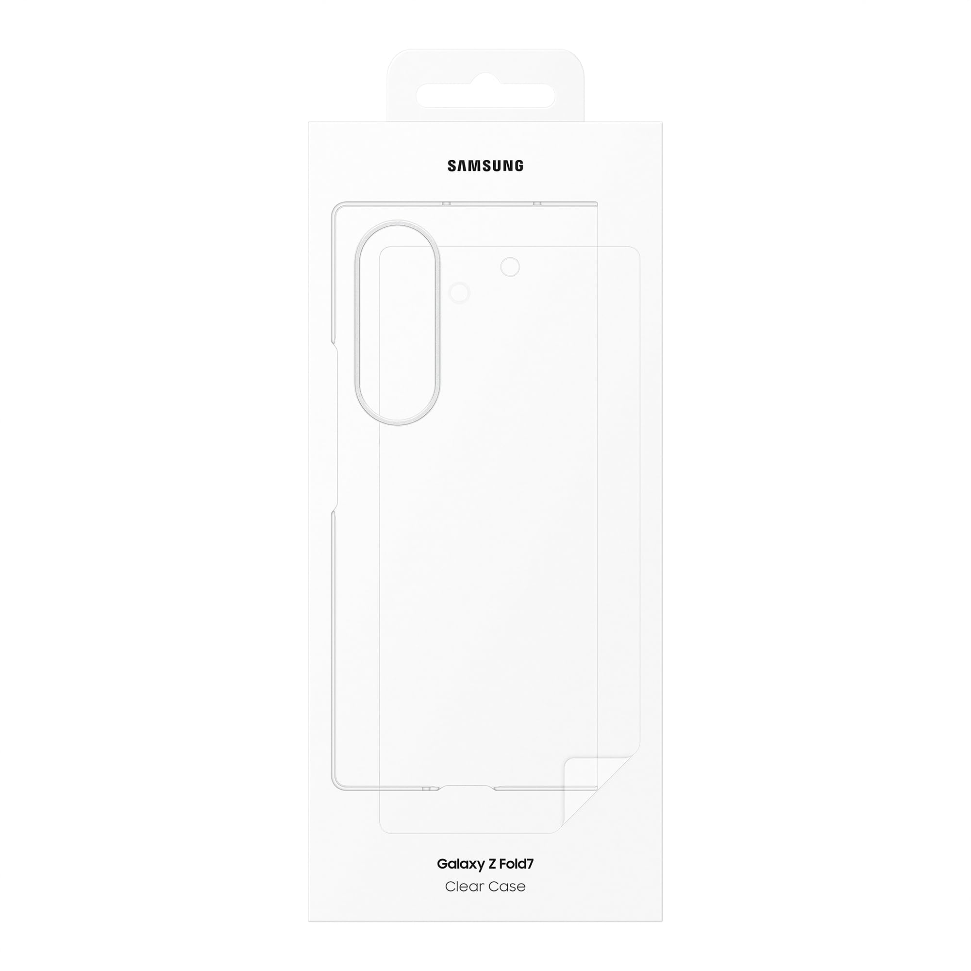 Samsung Oficjalne przezroczyste etui Galaxy Z Fold7 w kolorze przezroczystym