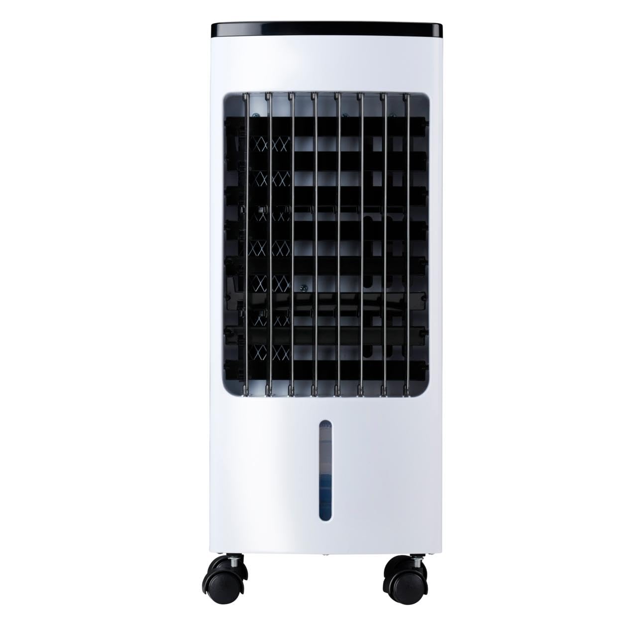 Climatiseur Mobile - Ventilateur, Humidificateur d' Air et Air Cooler - Rafraichisseur d'Air sans Évacuation 55 dB - Télécommande et Minuterie - Réservoir d'Eau 4 L - 22 x 24 x 53,5 cm