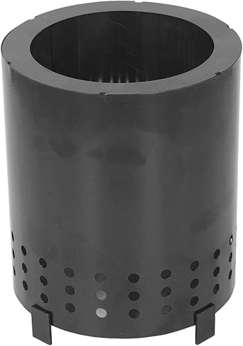 Pozo de fuego de mesa, hoguera para exterior, hoguera portátil de hierro sin humo con soporte, hoguera de leña al aire libre para campamento, patio,