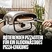 Enders® Pizzaofen PACO™ Rotate, Pizzastein rund, Thermometer, Pizza, Edelstahlbrenner, 4kW, Cordierit-Pizzastein 30,5cm, rotierend, stufenlos regulierbarer Edelstahlbrenner #31316