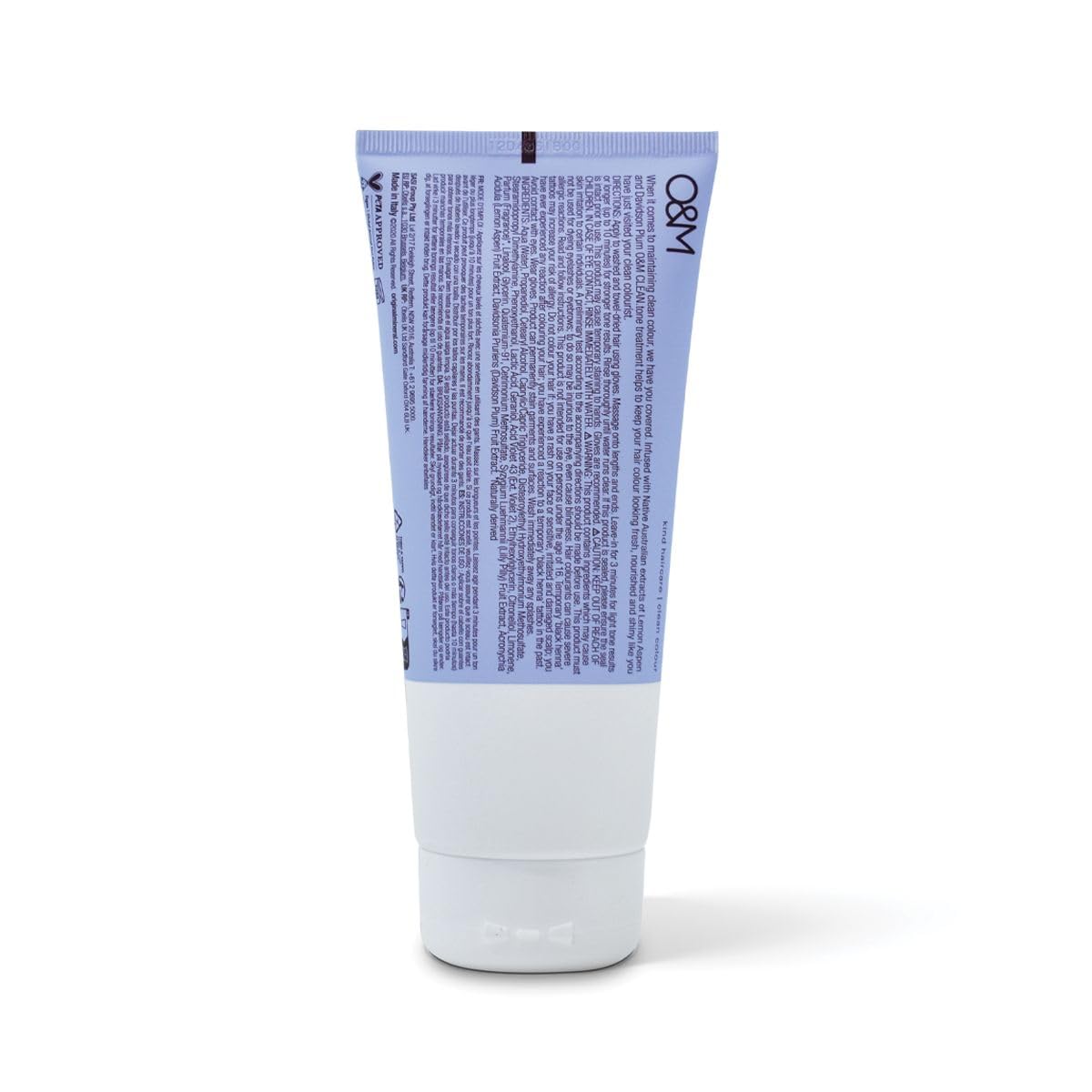 O&M CLEAN.tone Light Platinum (200ml) – Farbauffrischende Haarkur für sehr hellblondes Haar – Neutralisiert Gelbstich & pflegt – Ohne Sulfate & Silikone – PETA-zertifiziert, vegan, Made in Australia