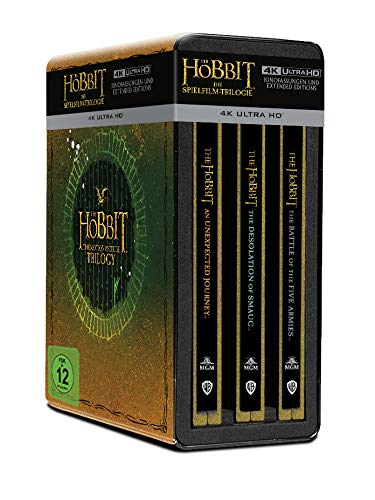 Der Hobbit Trilogie (Extended) – 4K Steelbook (UHD + Blu-ray Disc)