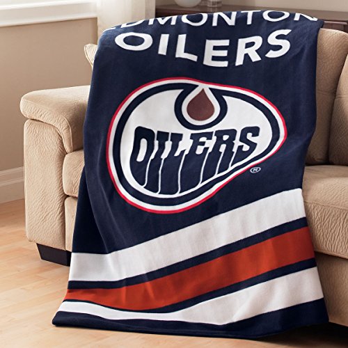 Sunbeam Edmonton Oilers NHL Heated Throw Blanket