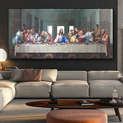 Affiche Cène Da Vinci de haute qualité pour art mural chic en grand format