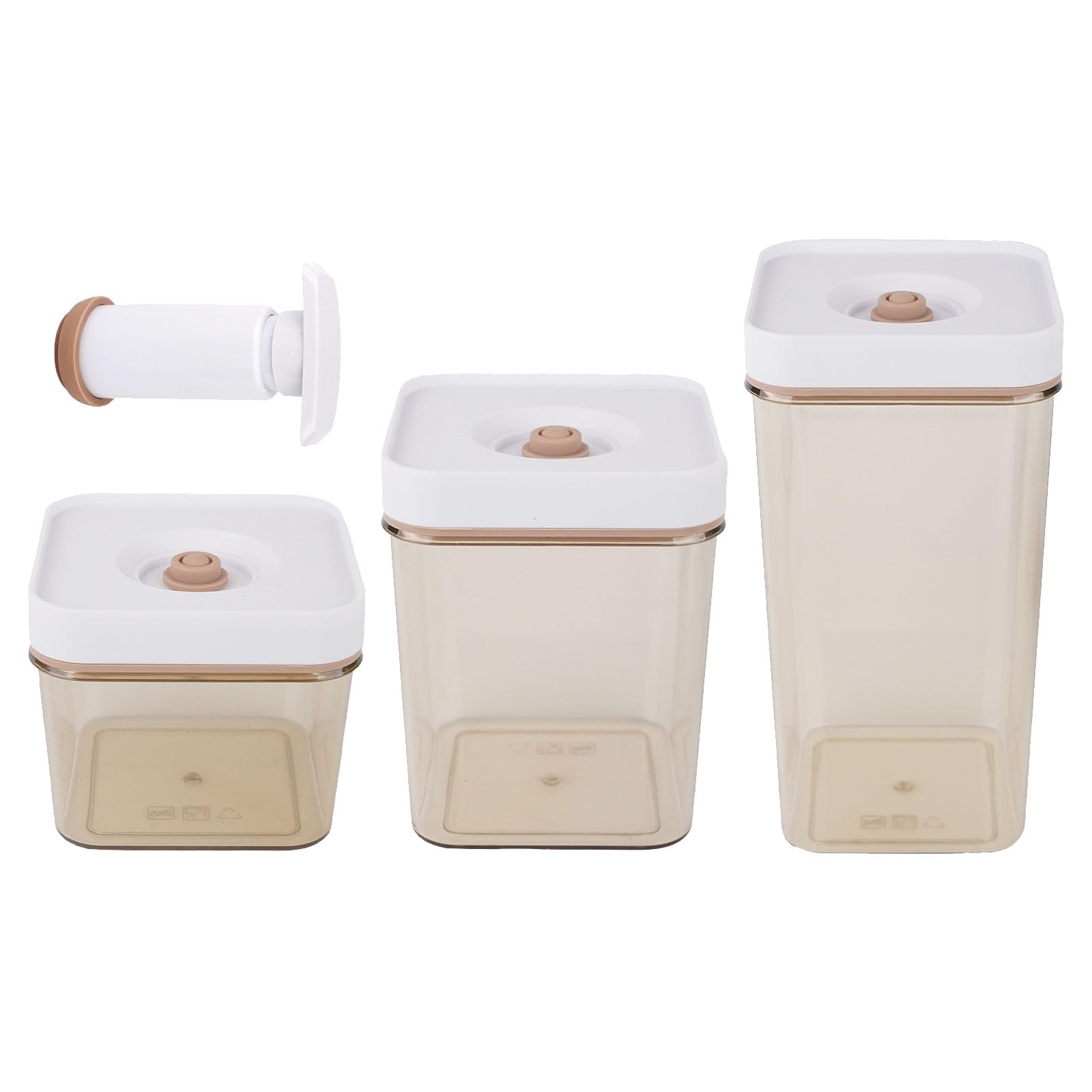 Msioytog Extra Large Refrigerator Snacks Organizers Vacuum Sealed Box Moistures-Proof Food Storage Container with Dustproof Lid Vacuum Food Storage Container