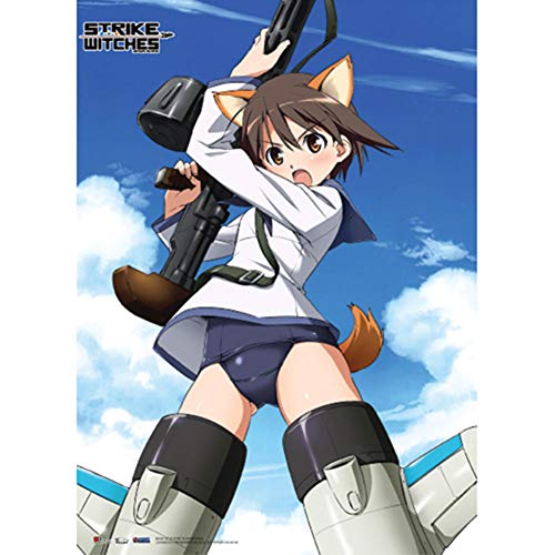 GE Animation Great Eastern GE-77586 Strike Witches - Póster de pared de tela Yoshika