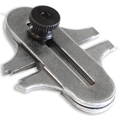 JEWEL TOOL Dual-Function Case Opener | Strong Stainless Steel Construction | Beveled Edge Adjustable to 1½