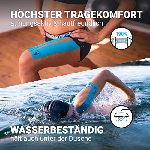 Kinesiologie-Tape Truetape vorgeschnitten für Sport und Therapie