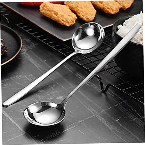UPKOCH Colher De Aço Inoxidável Para Crianças Utensílios De Aço Inoxidável Utensílios De Aço Inoxidá
