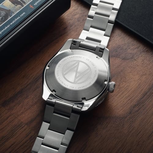 Image of Spinnaker Croft Men's Automatic Dive Watch - Seiko NH35 Movement, 40mm Stainless Steel Case, Water Resistant 150m, Stainless Steel or Leather Strap, SP-510