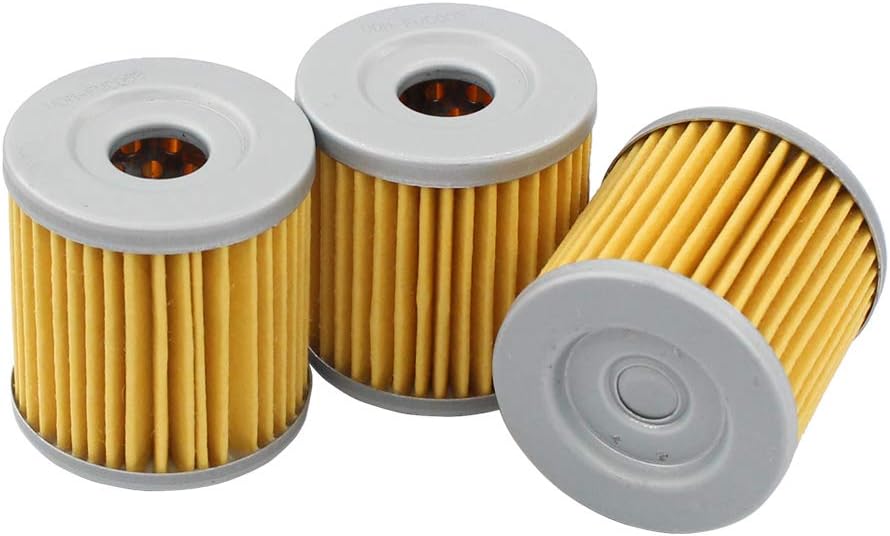 MOTOKU Pack of 3 Oil Filter for LT-Z400 LTZ400 Quadsport LTR450 Quadracer DRZ400 DRZ400E DRZ400S DRZ400SM KFX400 KLX400 400