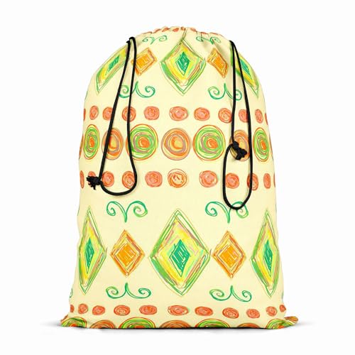 Image of ArtzFolio Hand Drawn Design D4 | Reusable Sack Bag | Bag for Gym, Storage, Vegetable & Travel