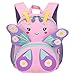 Tokeya Rucksack Mädchen Kinderrucksack Kindergarten Schultasche Babyrucksack Schulrucksack Vorschulranzen Kleinkind Schule Tasche Vorschule Tagesrucksack 2-6 Jahre Geschenk, Violett Schmetterling