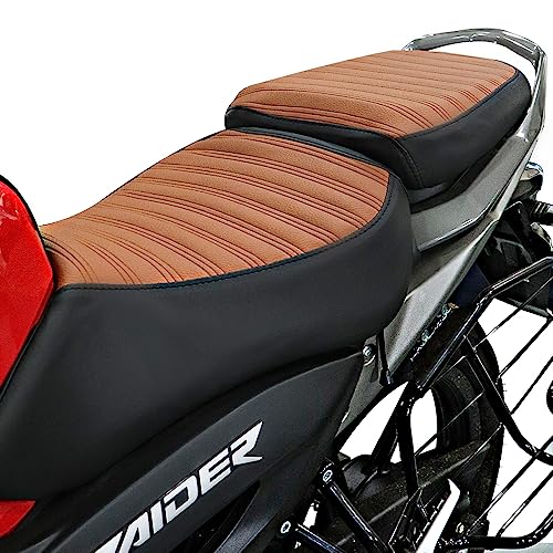 Image of TVS Seat Cover for Sweat Free Comfortable Riding| Nylon Thread Stitching for Strength| Bike Riding Accessories|Heat & UV Ray Protection|Enhanced Tear Resistance