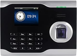 PROHEL Time Clock U100 Biometric Attendance System USB Fingerprint Reader Time Clock Employee Control Machine Electronic Device for Employees Small Business (Color : U100 IC, Size : 1)